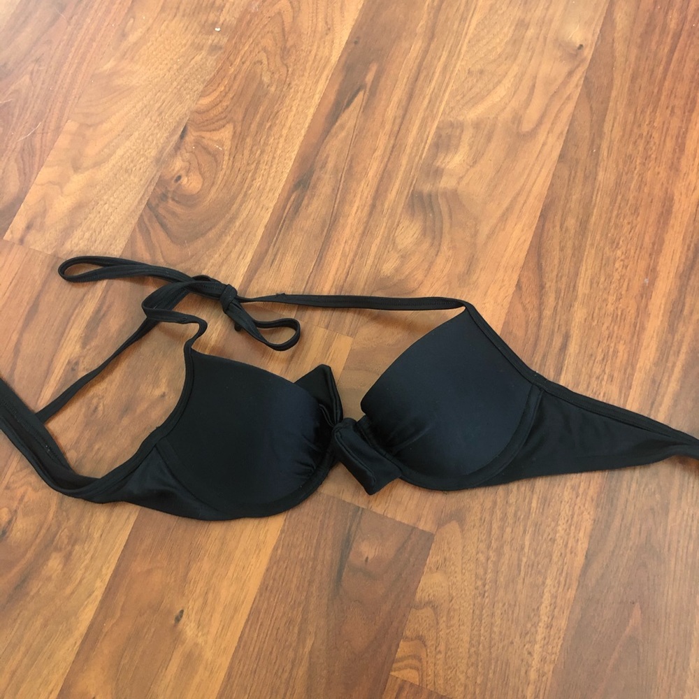 Black aerie bikini top